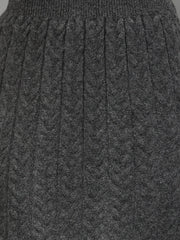 Gaiia Casual Long Sleeve Sweater Skirt Sets