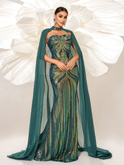 Gaiia Emerald Empress Gown - Green