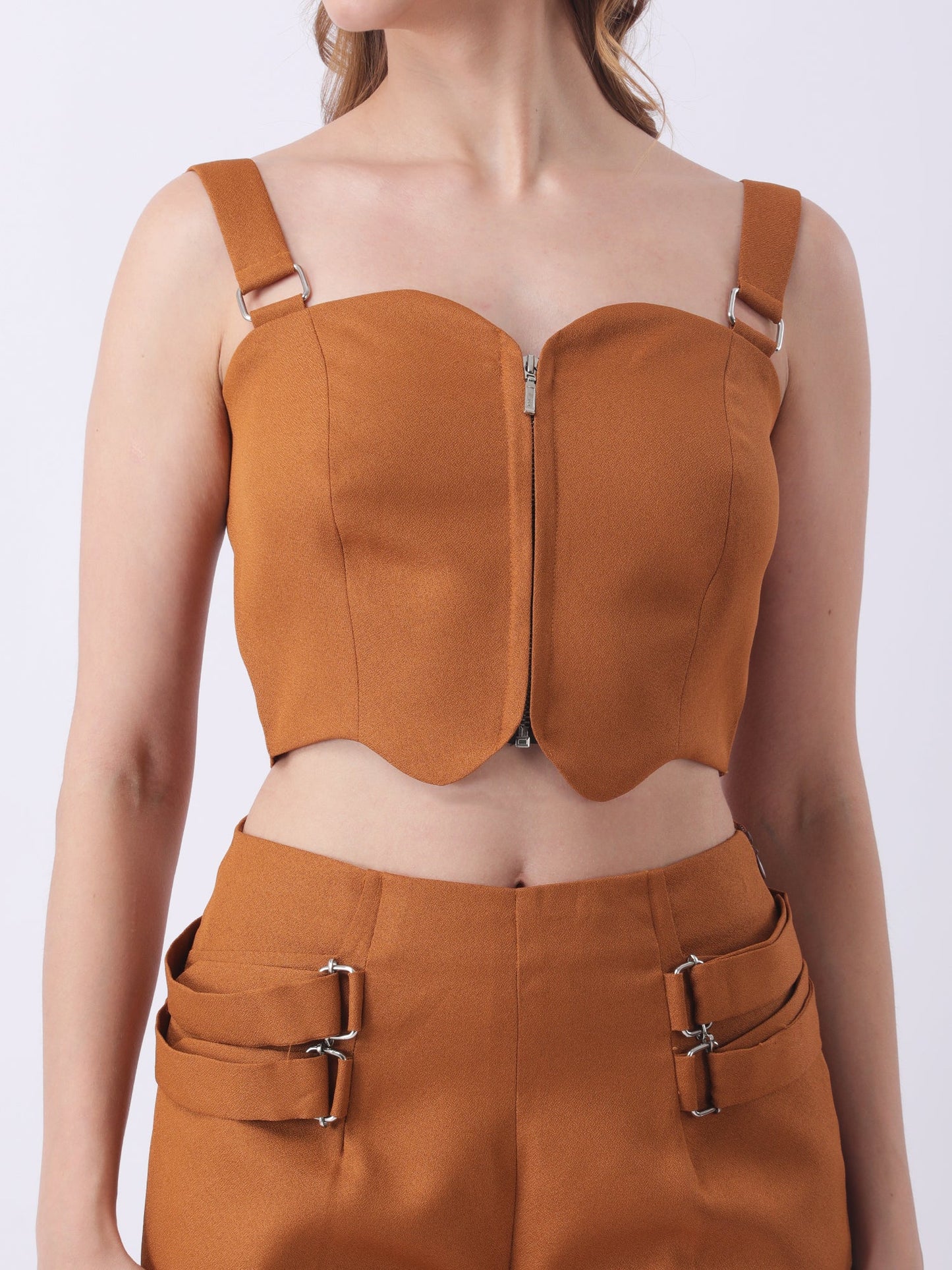 Gaiia Hazel Co-Ord Set - Brown