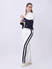 Gaiia Three Piece Loungewear Co-Ord Set - White