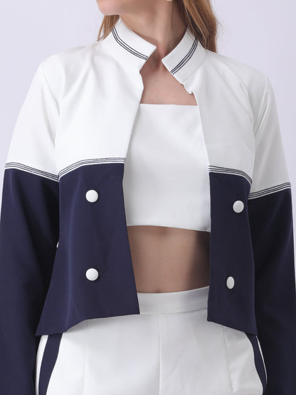 Gaiia Three Piece Loungewear Co-Ord Set - White