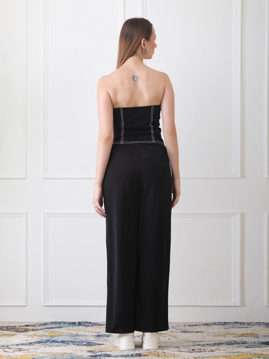 Gaiia Black Corset Co-Ord Set