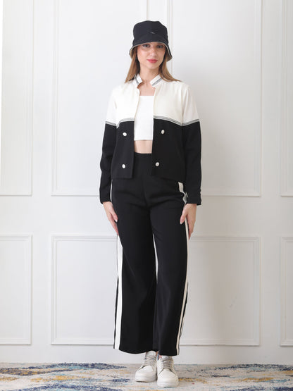 Gaiia Three Piece Loungewear Co-Ord Set - Black