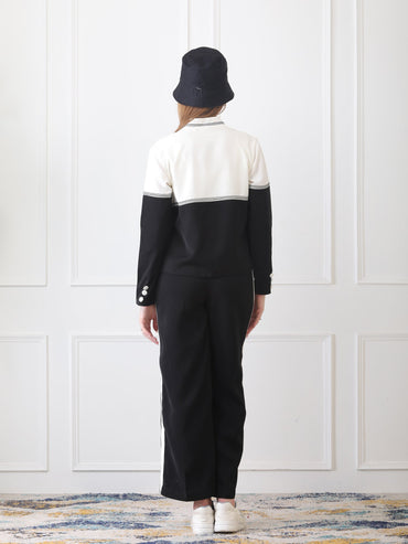 Gaiia Three Piece Loungewear Co-Ord Set - Black