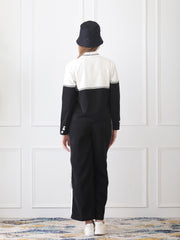 Gaiia Three Piece Loungewear Co-Ord Set - Black