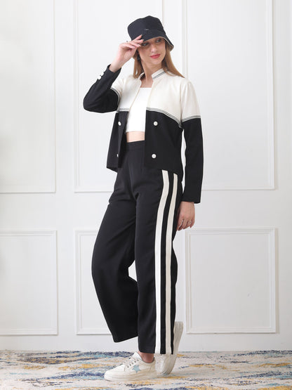 Gaiia Three Piece Loungewear Co-Ord Set - Black