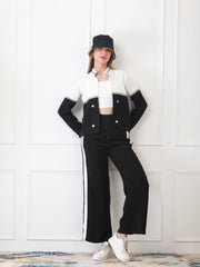 Gaiia Three Piece Loungewear Co-Ord Set - Black