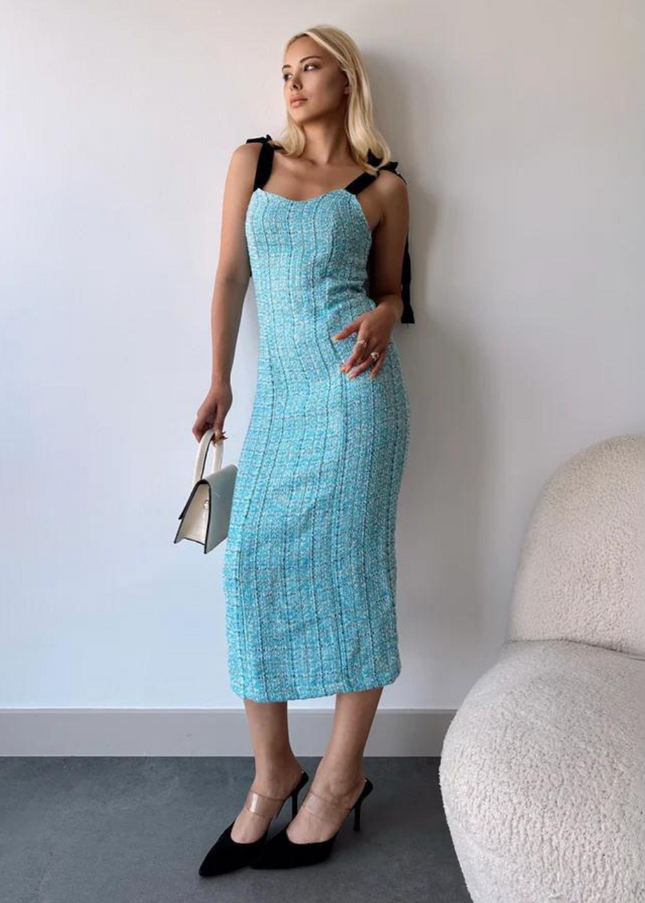 Tweed Midi Dress