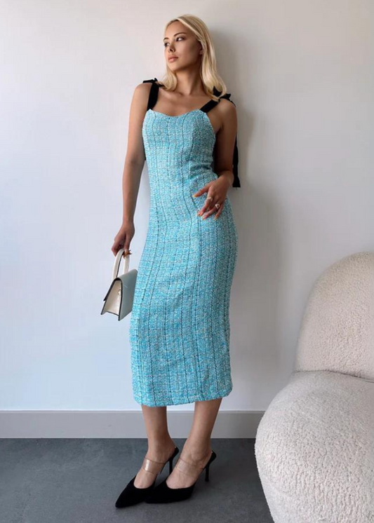 Tweed Midi Dress