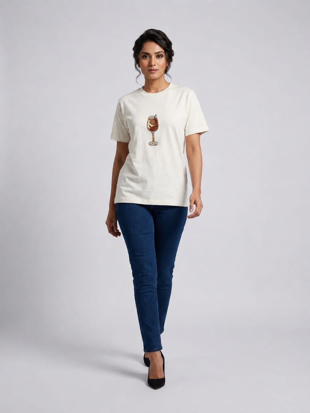 Cocktail Beaded T-shirt