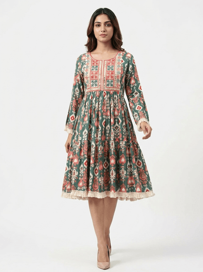 Bloom Theory Embroidered Dress - GAIIA