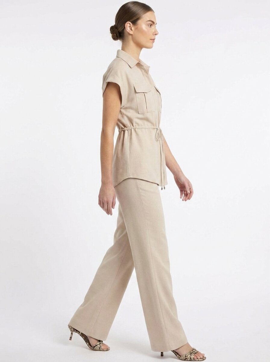Coastal Calm Drawstring Co-Ord - GAIIA