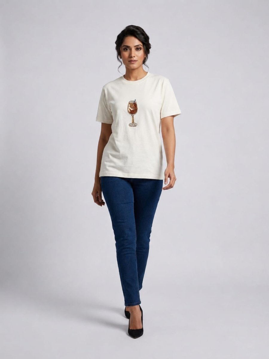 Cocktail Beaded T-shirt - GAIIA