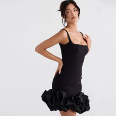 RUFFLE DRESS