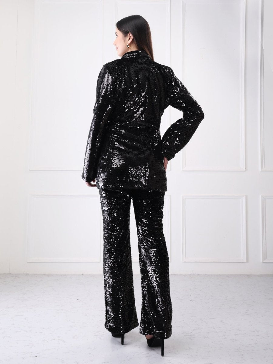 Gaiia Sequin Partywear Co - Ord Blazer Set - GAIIA