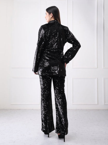 Gaiia Sequin Partywear Co - Ord Blazer Set - GAIIA