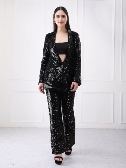 Gaiia Sequin Partywear Co - Ord Blazer Set - GAIIA