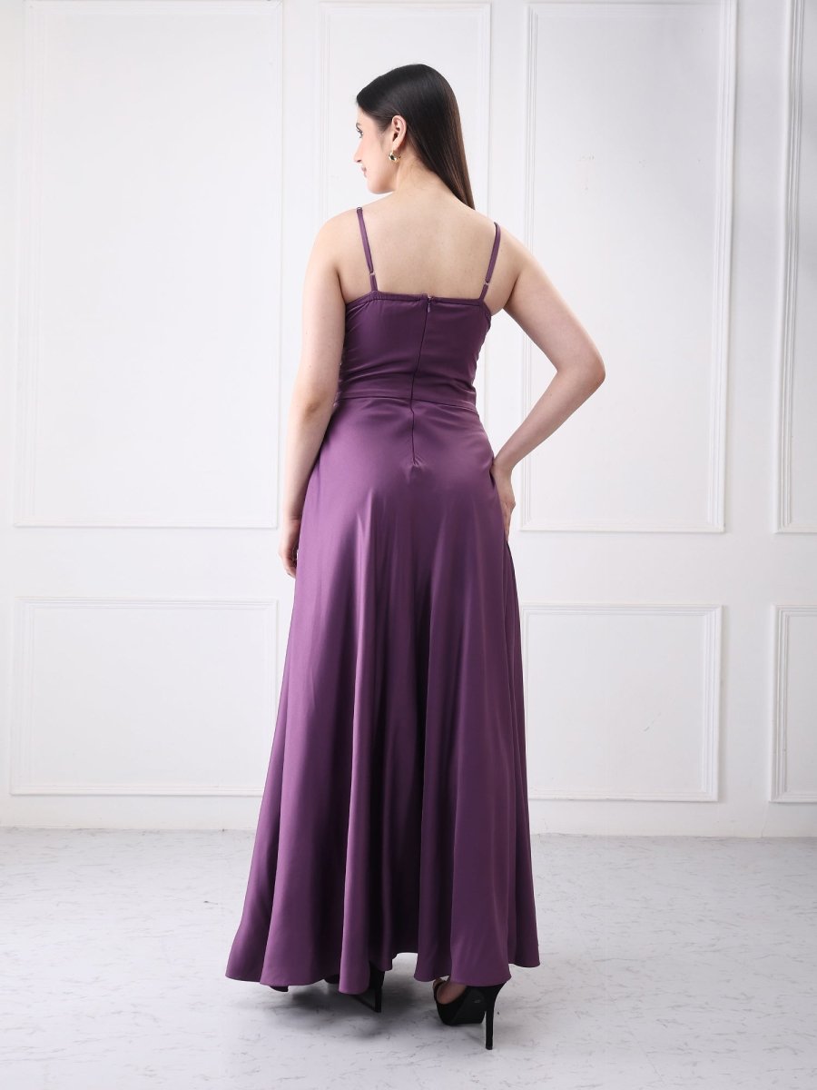 Gaiia Solid A - Line Maxi Dress - GAIIA