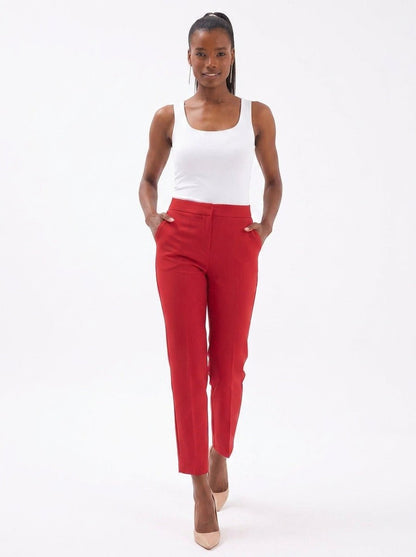 Gaiia Solid Color Trouser With Crease - GAIIA