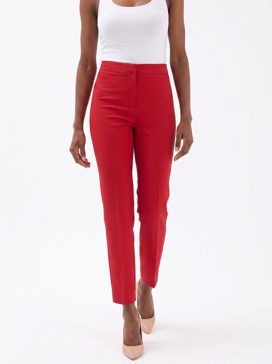 Gaiia Solid Color Trouser With Crease - GAIIA