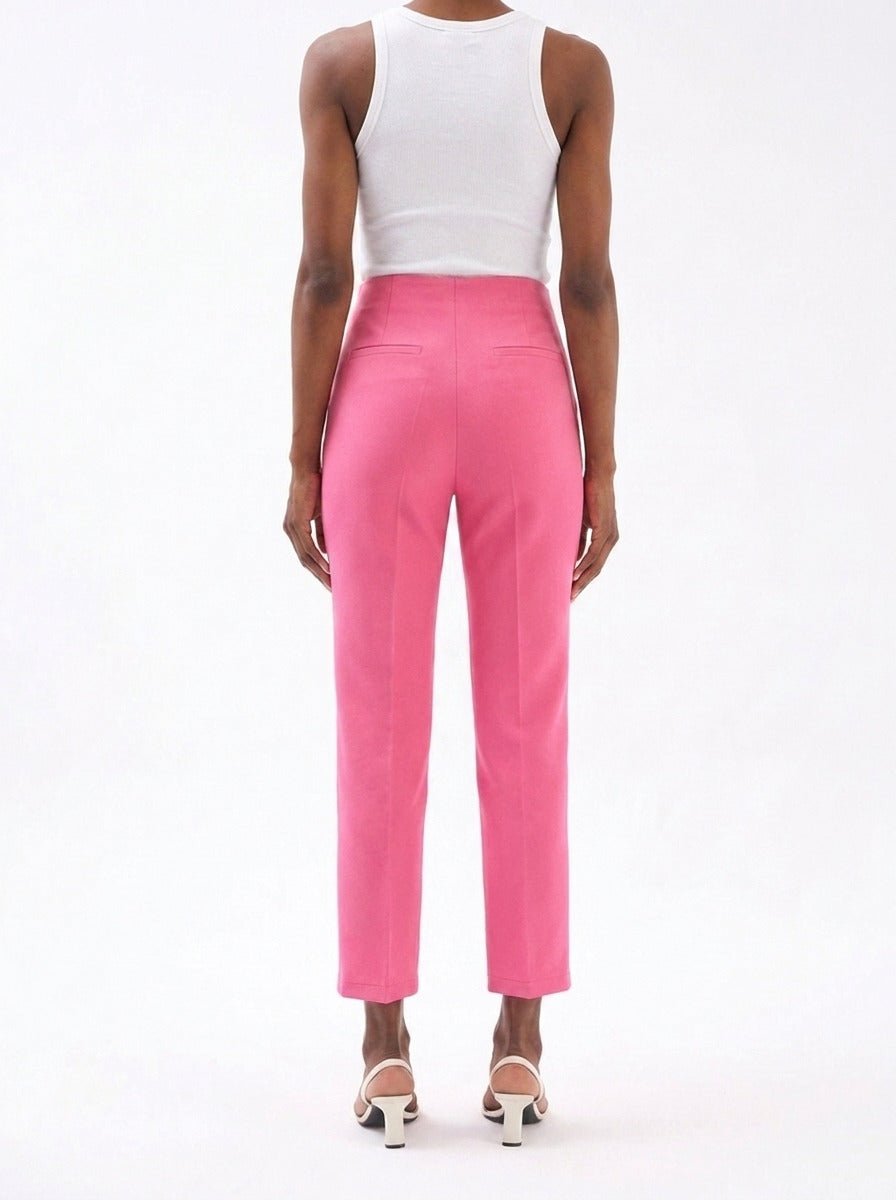 Gaiia Solid Color Trouser With Crease - GAIIA
