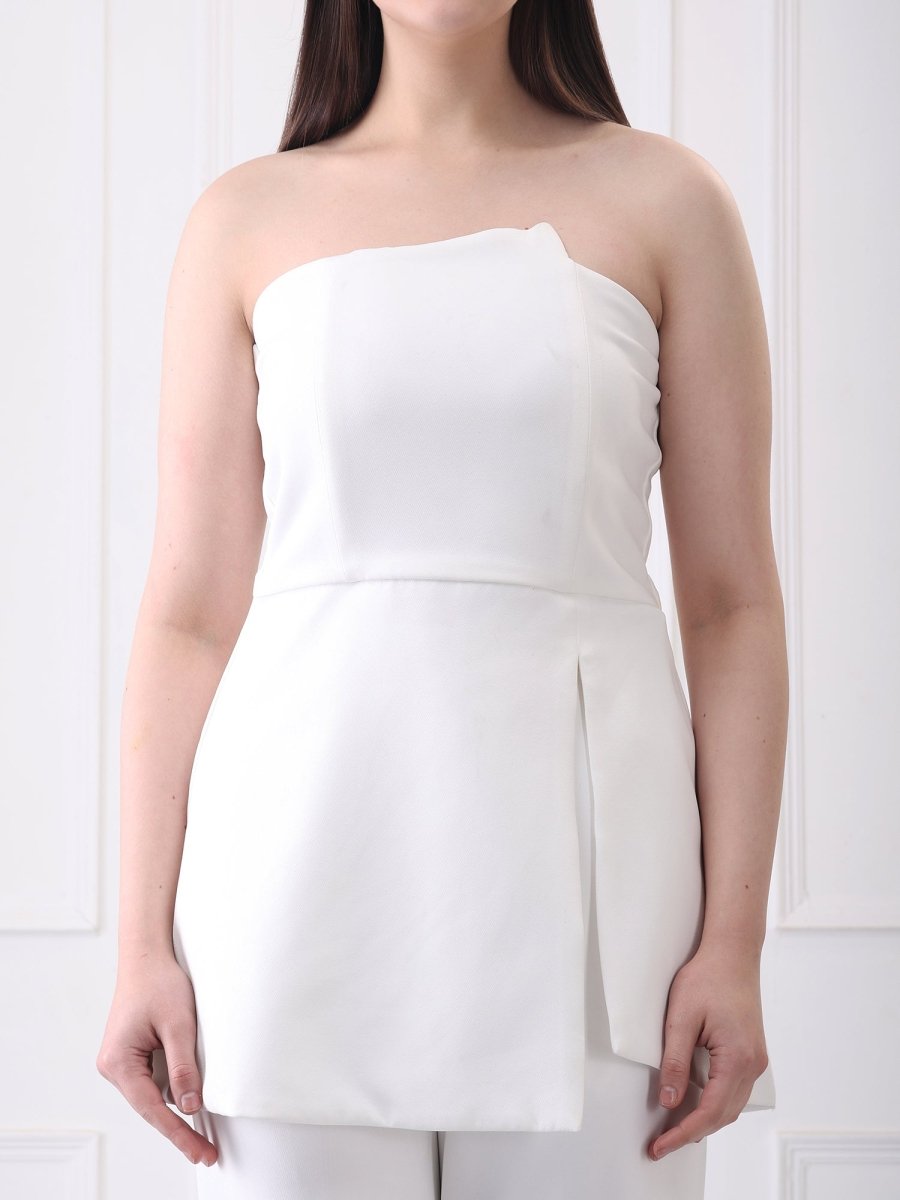 Gaiia Vanillia - Strapless Solid Co - Ord Set - GAIIA