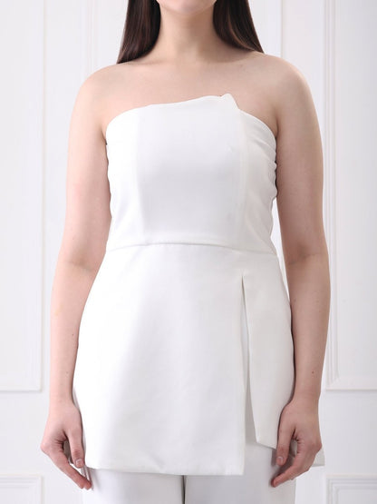 Gaiia Vanillia - Strapless Solid Co - Ord Set - GAIIA