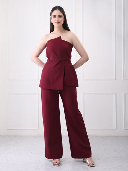 Gaiia Vanillia - Strapless Solid Co - Ord Set - GAIIA