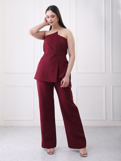 Gaiia Vanillia - Strapless Solid Co - Ord Set - GAIIA