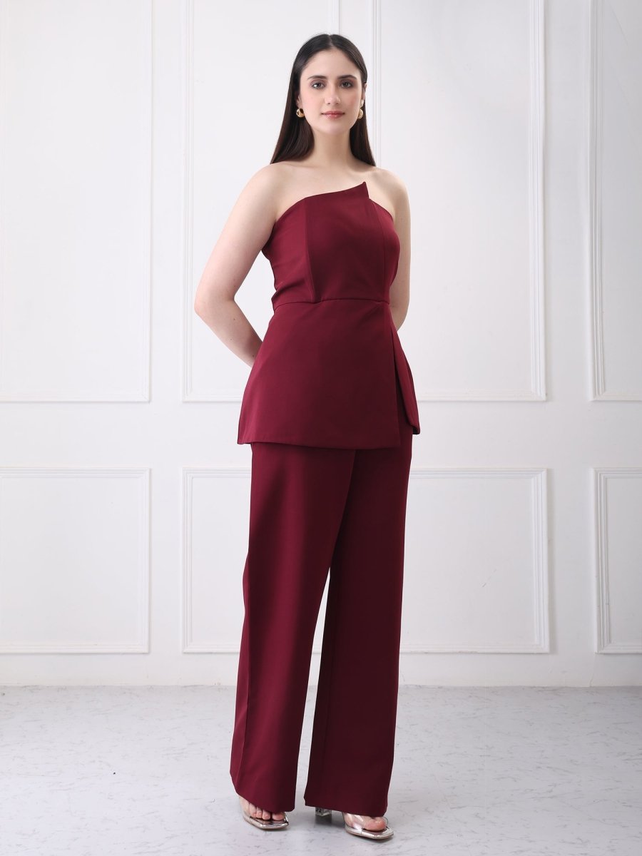 Gaiia Vanillia - Strapless Solid Co - Ord Set - GAIIA