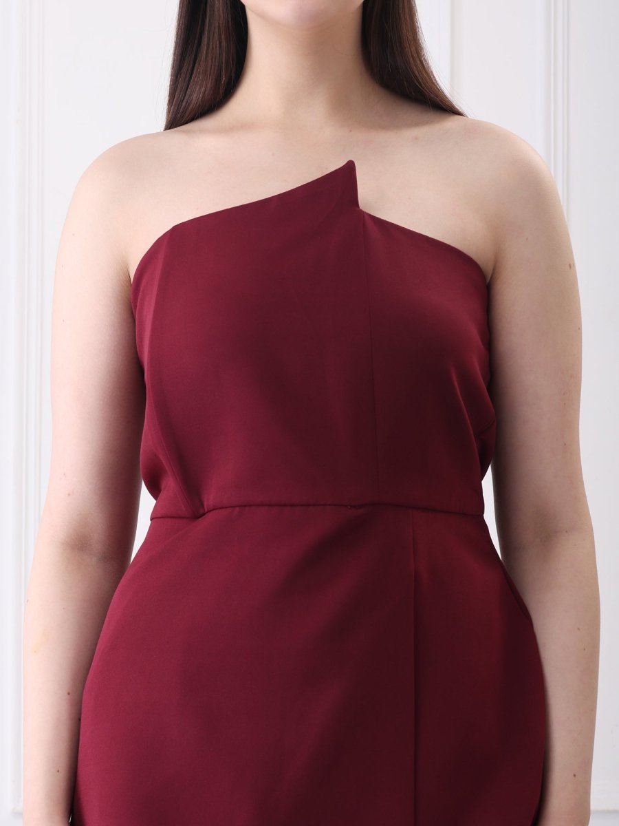 Gaiia Vanillia - Strapless Solid Co - Ord Set - GAIIA