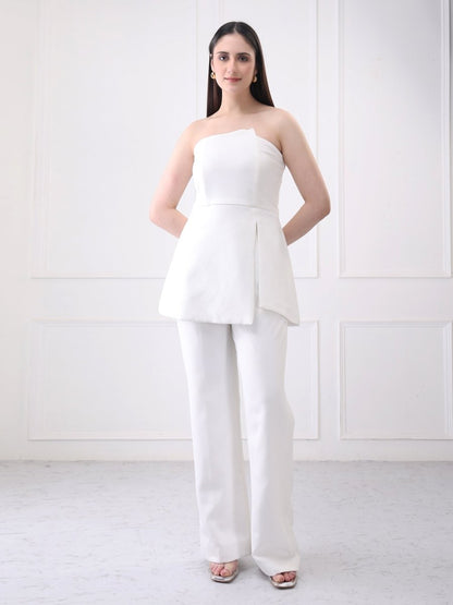 Gaiia Vanillia - Strapless Solid Co - Ord Set - GAIIA