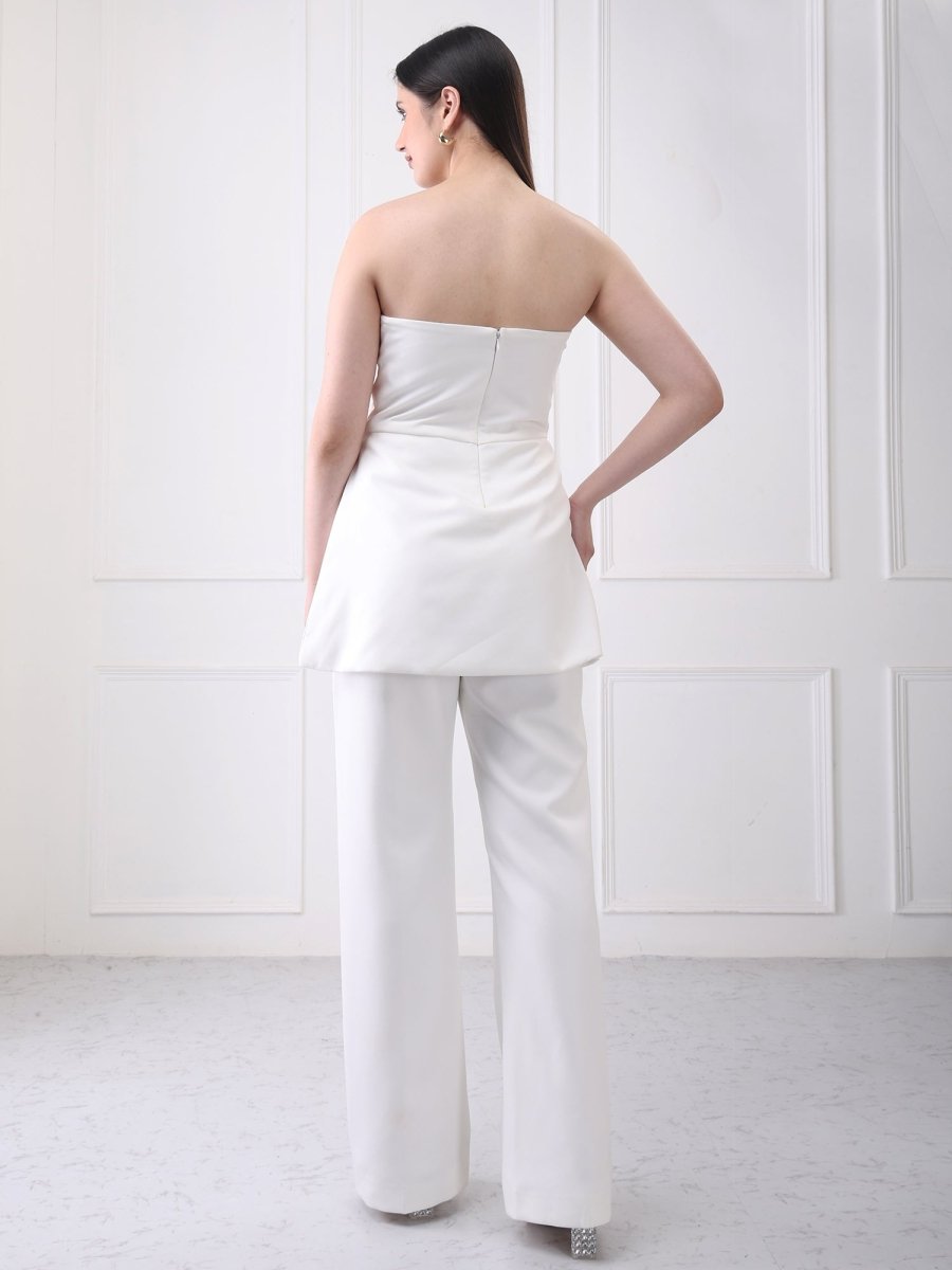 Gaiia Vanillia - Strapless Solid Co - Ord Set - GAIIA