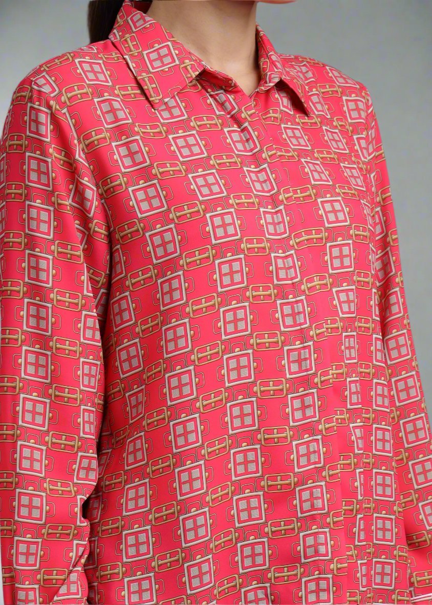 Gaiia Women Regular Fit Printed Casual Shirt - GAIIA