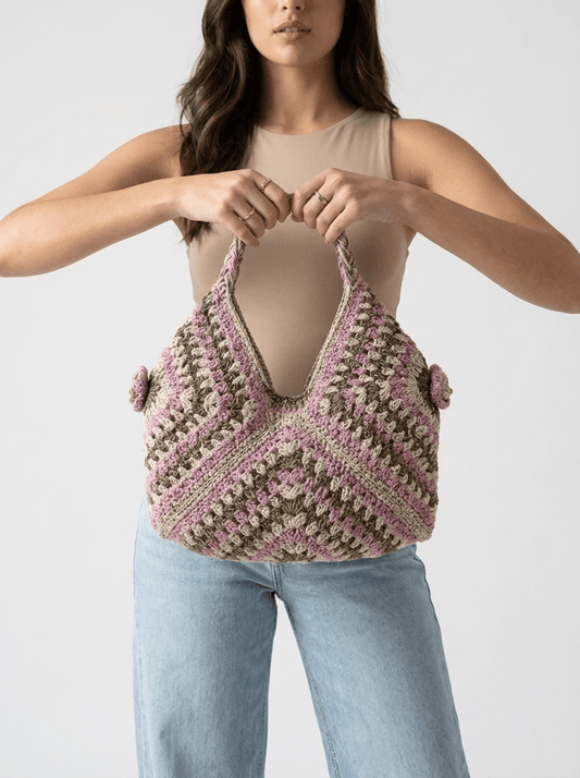 Handcrafted Crochet Hobo Shoulder Bag | GAIIA