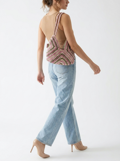 Handcrafted Crochet Hobo Shoulder Bag | GAIIA