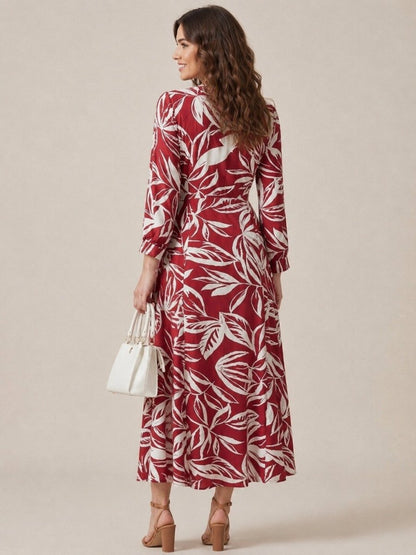 Lightweight Flowy Floral Printed Cotton Dress - GAIIA