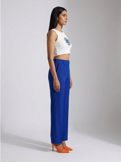 Purple Beaded Sri Yantra Cotton Tank Top - GAIIA
