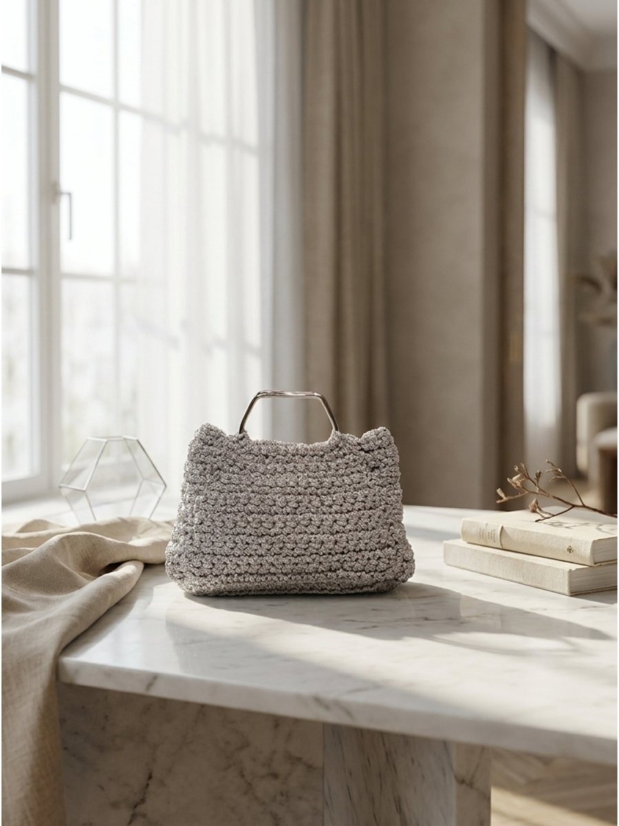 Silver Muse Handwoven Mini Bag - GAIIA