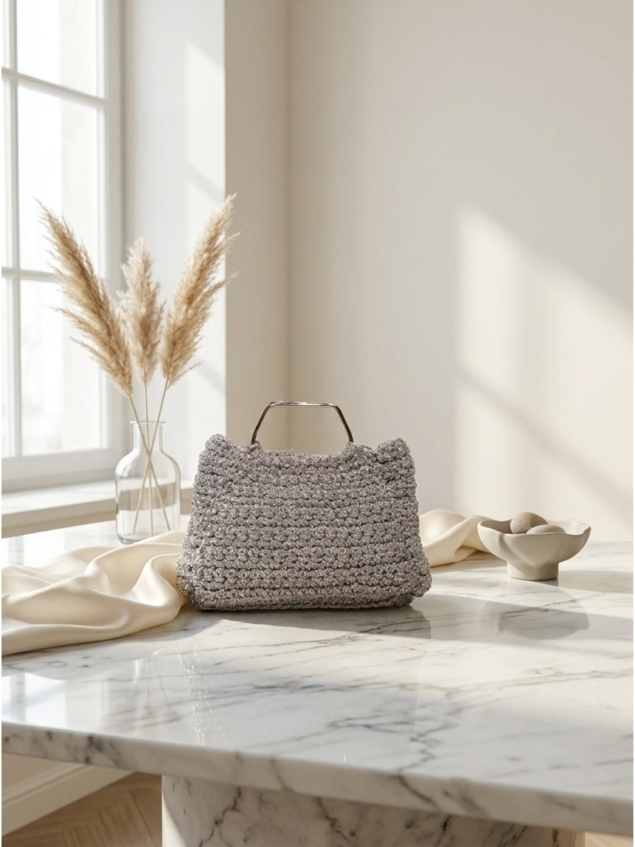 Silver Muse Handwoven Mini Bag - GAIIA