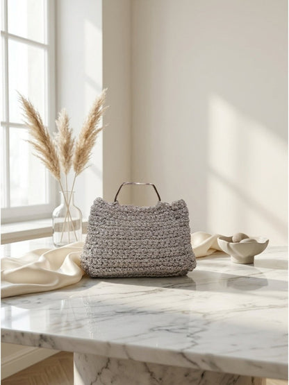 Silver Muse Handwoven Mini Bag - GAIIA