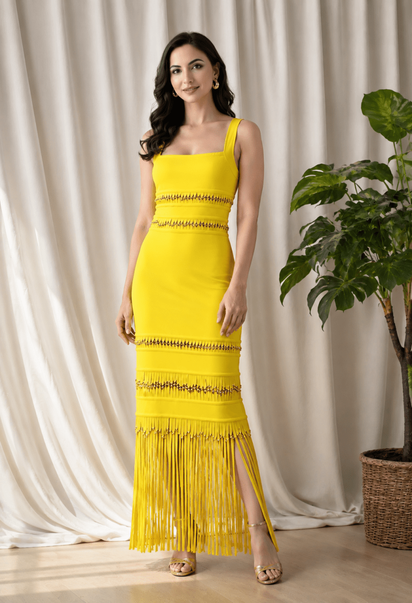 Solara Fringe Dress - GAIIA