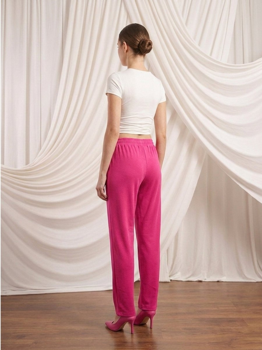 Women Solid Cotton Blend Narrow Fit Trouser - GAIIA