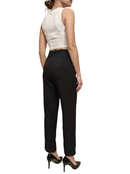 Women Solid Linen Blend Trouser - GAIIA