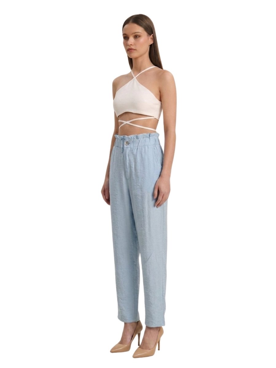 Women Solid Rayon Blend Trouser - GAIIA