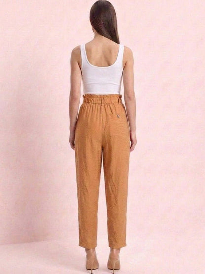 Women Solid Rayon Blend Trouser - GAIIA