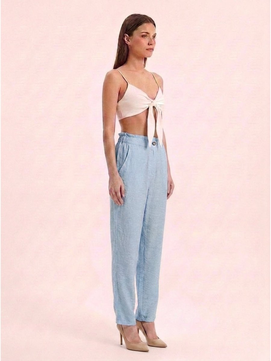 Women Solid Rayon Blend Trouser - GAIIA
