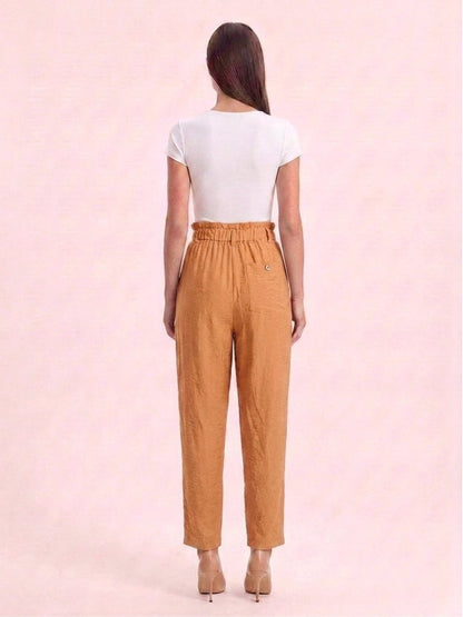 Women Solid Rayon Blend Trouser - GAIIA