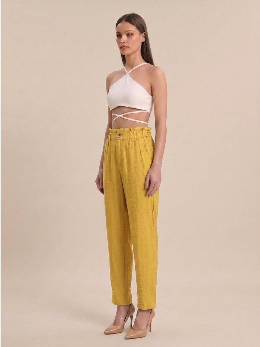 Women Solid Rayon Blend Trouser - GAIIA