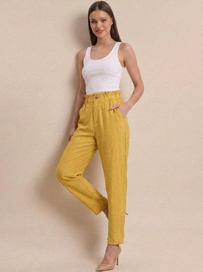 Women Solid Rayon Blend Trouser - GAIIA